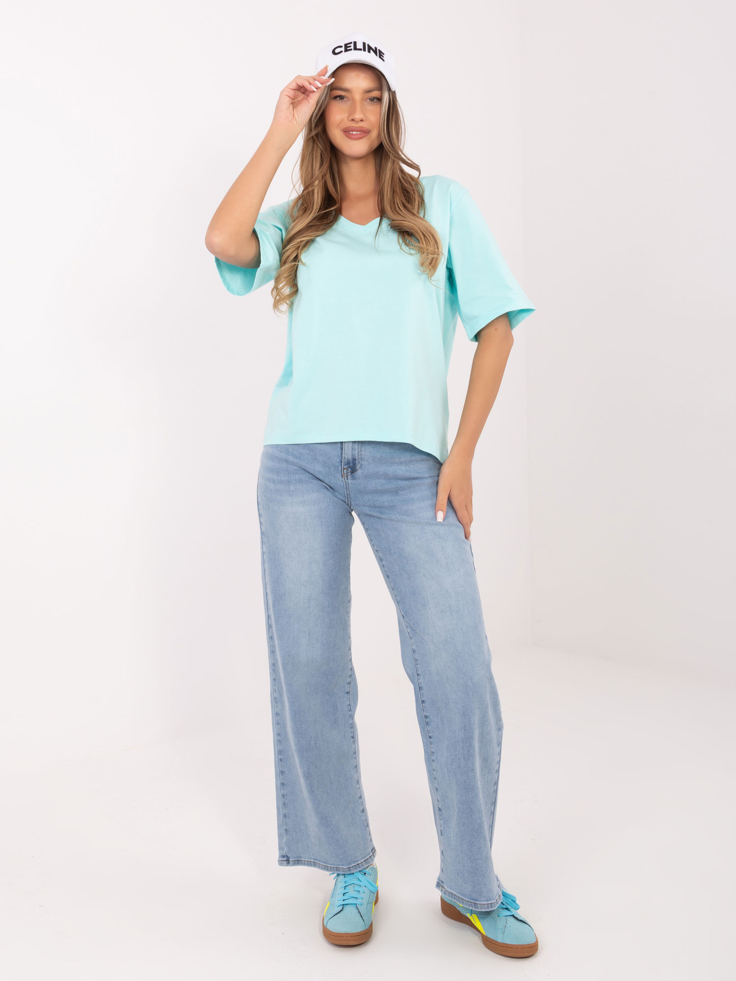 T-shirt mietowy