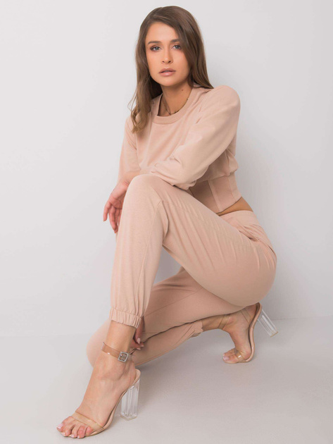 Beżowy komplet casualowy Odille RUE PARIS