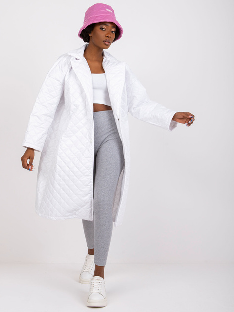 Biała kurtka z pikowaniem Sofia