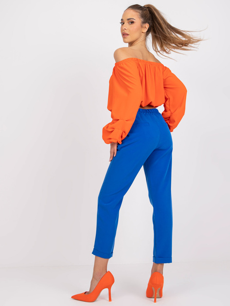 Ciemnoniebieskie klasyczne spodnie damskie Samanta