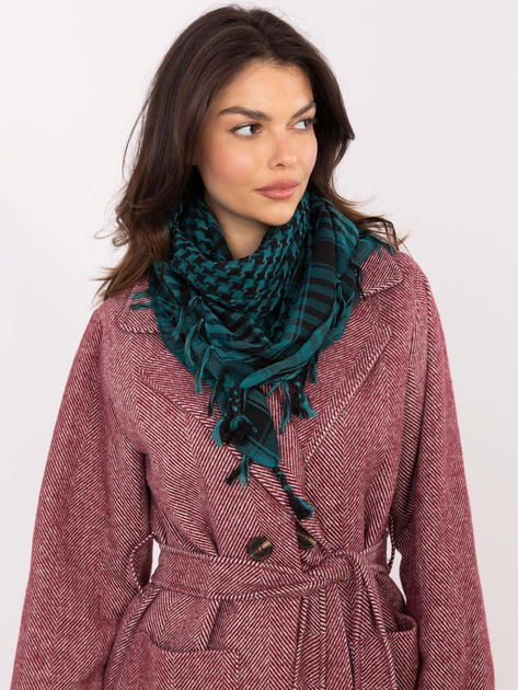 Hurtownia Morsko-czarna chusta arafatka z frędzlami