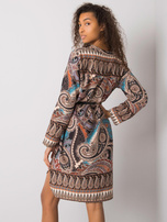 Czarna sukienka z printem Vancouver