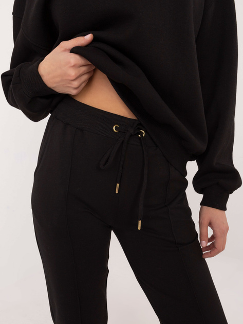Hurt Czarne dresowe spodnie basic od kompletu