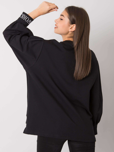 Czarna bluza bez kaptura Laylin