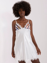 Hurt Biało-granatowa piżama z koszulą na ramiączkach