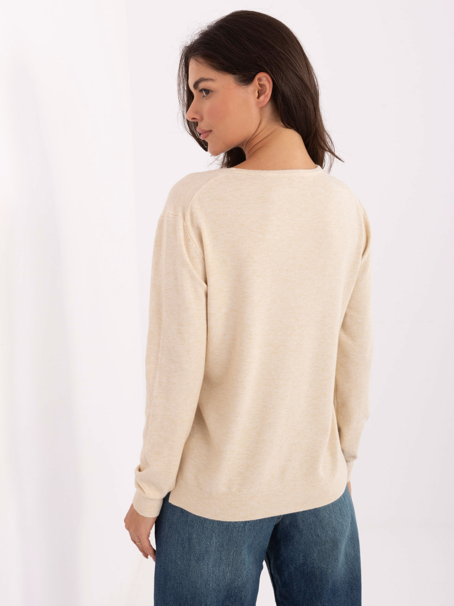 Sweter jasny beżowy
