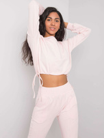 Jasnoróżowy komplet casualowy Laila RUE PARIS
