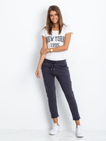 Grafitowe spodnie Approachable