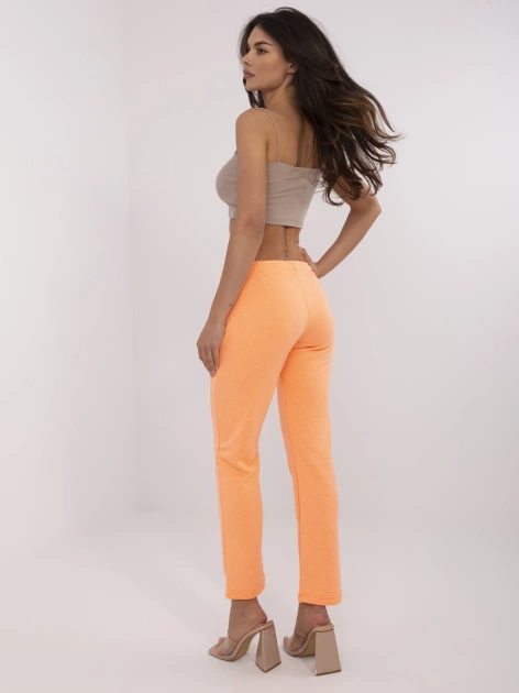 Hurt Fluo pomarańczowe spodnie dresowe z nogawką 7/8