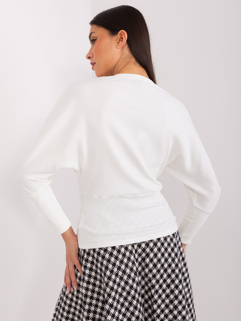 Hurt BASIC FEEL GOOD Ecru bluzka o kroju nietoperza