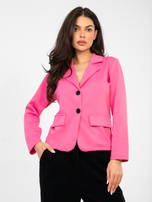 Ciemnoróżowa dresowa marynarka z miękkiego materiału