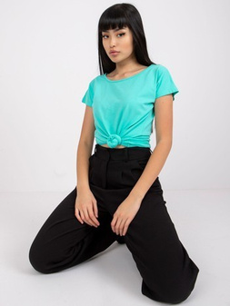 Turkusowy t-shirt Circle S