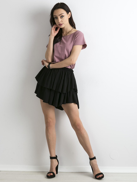 Brudnoróżowy t-shirt Circle