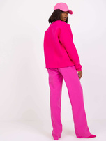 Fuchsia Sweatshirt mit Druck Francisco.