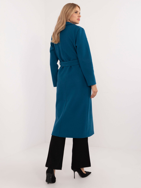 Hurt Morski długi płaszcz z paskiem OCH BELLA