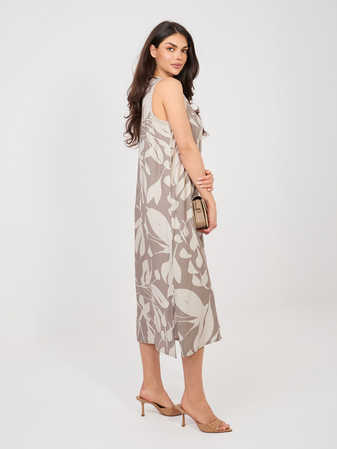 Fango letnia sukienka z roślinnym wzorem SUBLEVEL