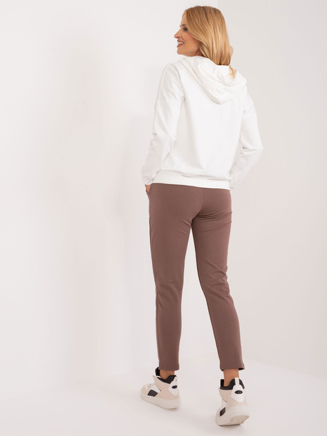 Hurtownia Ecru komplet dresowy z bluzą z kapturem