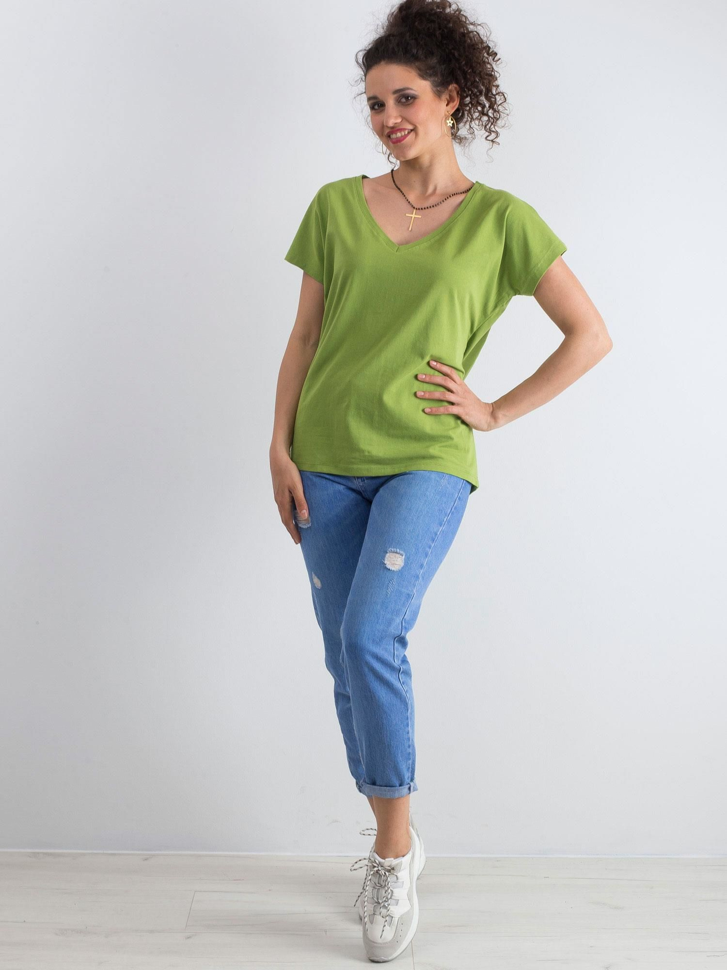 Jasnozielony t-shirt Emory