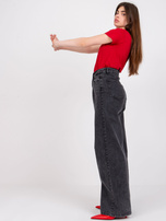 Bordowy t-shirt damski basic Salina MAYFLIES