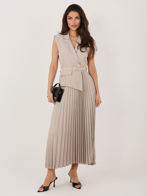 Fango elegancka sukienka z imitacją kamizelki RUE PARIS