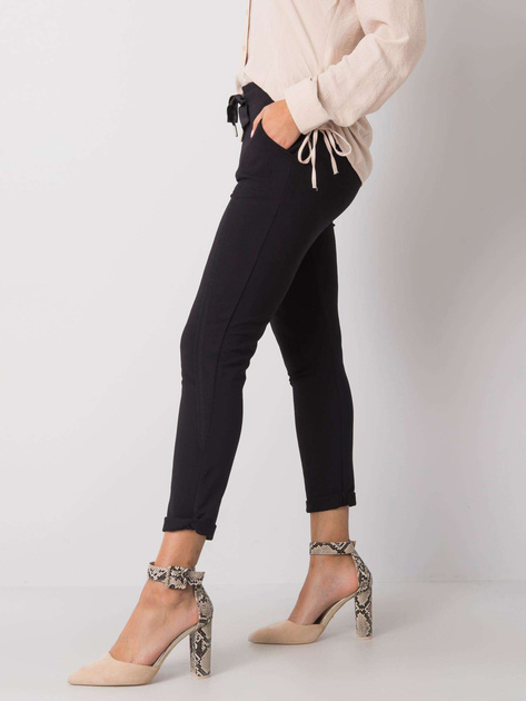 Czarne spodnie dresowe Hadley