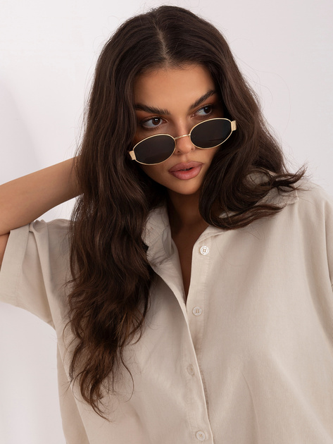 Beżowa sztruksowa koszula z kołnierzykiem