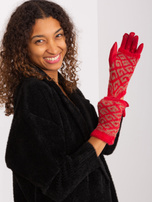 Hurtownia Czerwone dotykowe rękawiczki nakładką