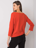 Ciemnopomarańczowa bluzka Fiona