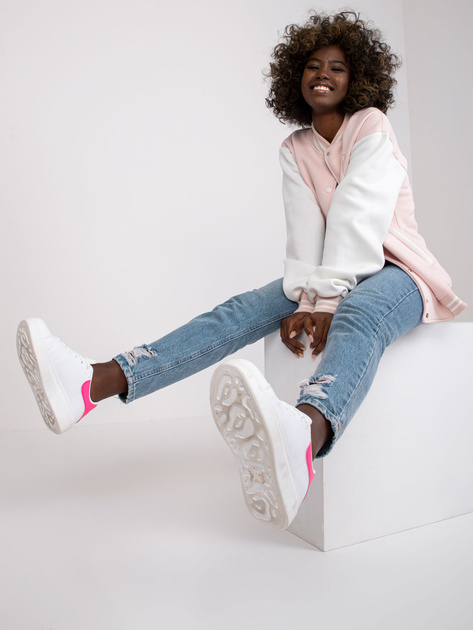 Jasnoróżowa dresowa bomberka Palma