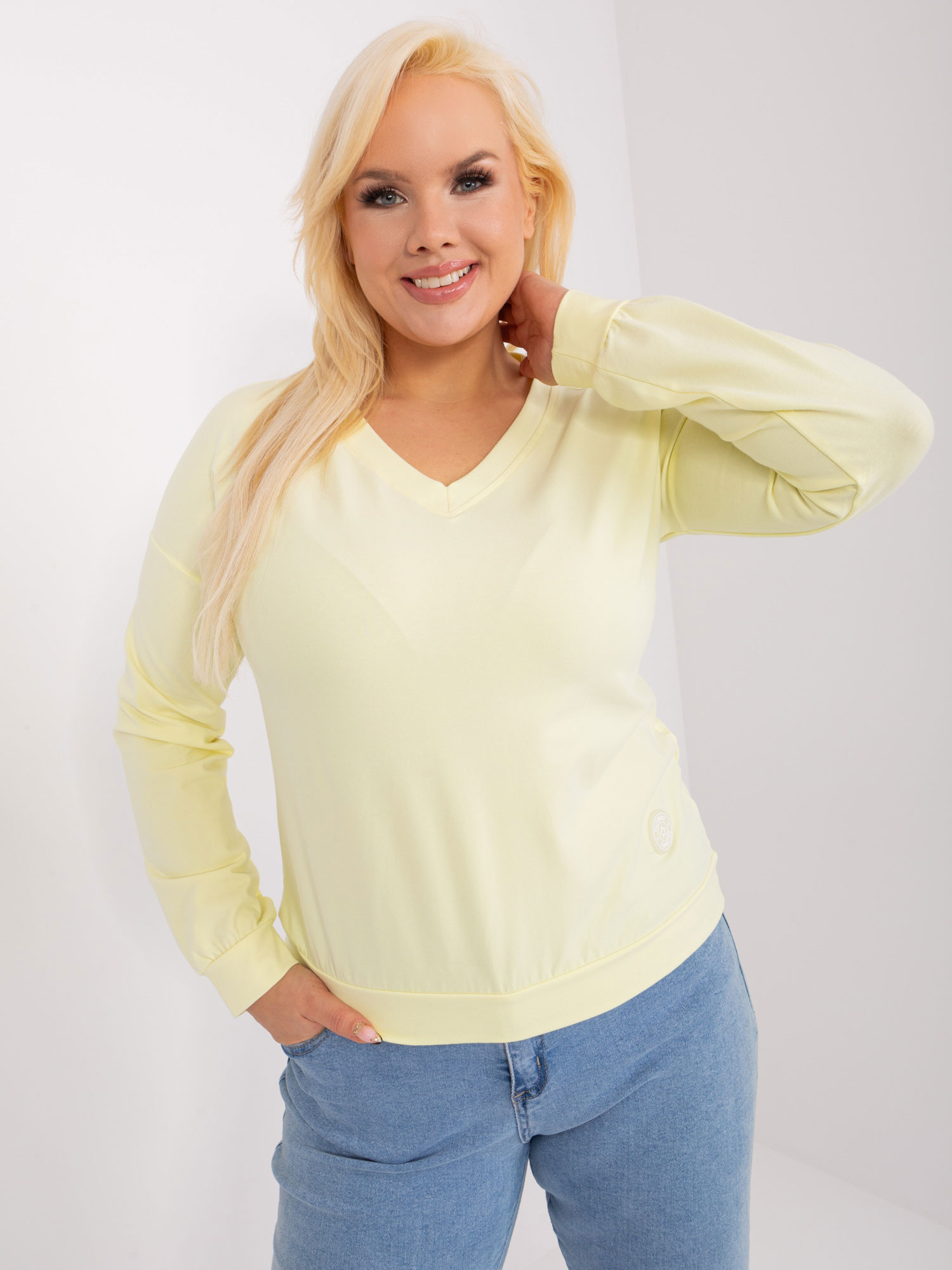 Bluzka jasny żółty