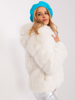 Hurtownia Turkusowy beret zimowy damski