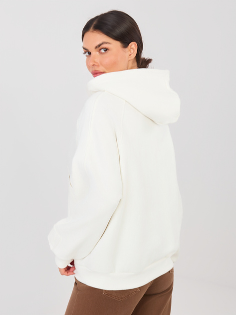 Ecru rozpinana bluza z kieszeniami NATURAL SIDE