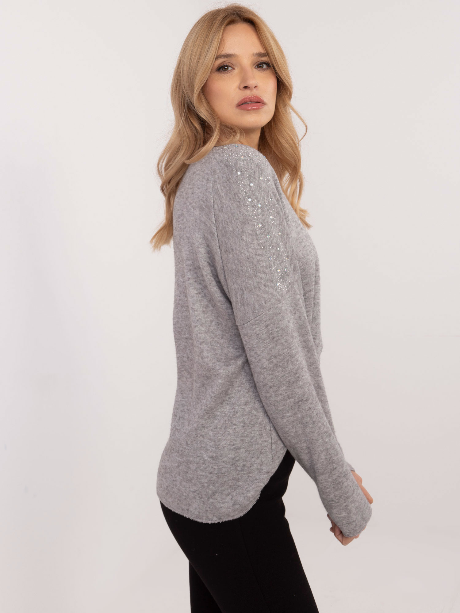 Sweter szary