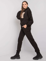 Czarny komplet dresowy damski Jaque