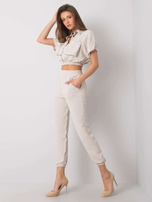 Beżowy komplet Janis RUE PARIS