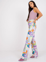 Brudnoróżowy top basic z bawełny Noelle