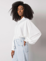 Biała koszula z szerokimi rękawami Cristina