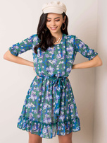 Dunkelgrünes Kleid Jane.