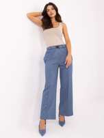 Hurt Ciemnoniebieskie melanżowe spodnie dresowe z wiskozą