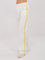 Ecru dresowy komplet z lampasami RUE PARIS