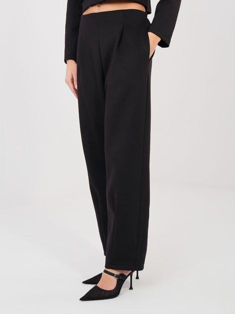 Czarny dresowy komplet w eleganckim stylu RUE PARIS