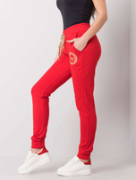 Czerwone spodnie dresowe Stylish