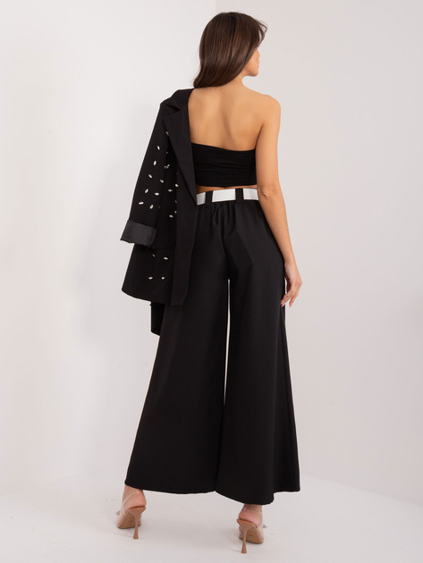 Hurtownia Czarne eleganckie spodnie od garnituru