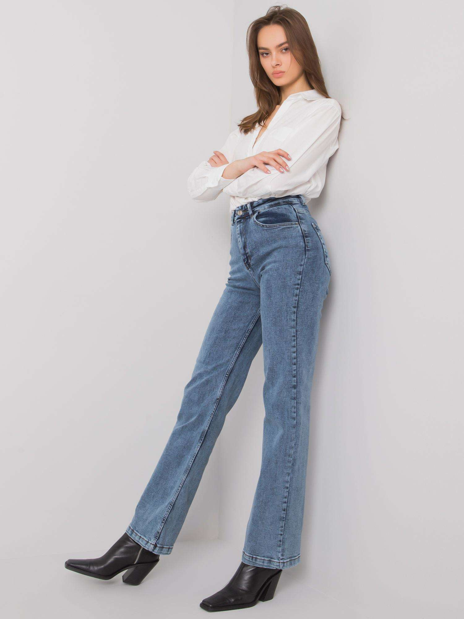 Blaue Damenjeans Regular Fortaleza.