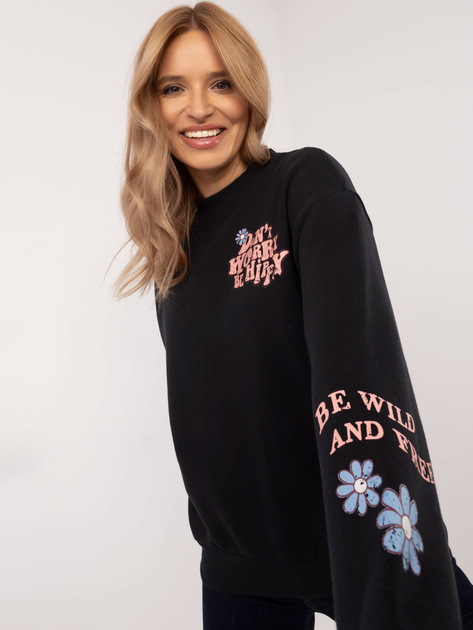 Hurt Grafitowa dresowa bluza z ociepleniem SUBLEVEL