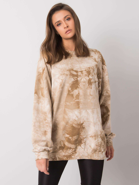 Beżowa bluza bez kaptura Romily