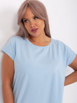 Hurt Jasnoniebieska damska plus size z rozcięciami