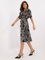 Hurt Czarny wzorzysty kombinezon z wiązaniem na plecach