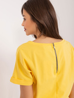 Hurtownia Żółty kombinezon z zamkiem na plechach