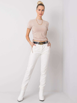 Beżowy t-shirt Rossa